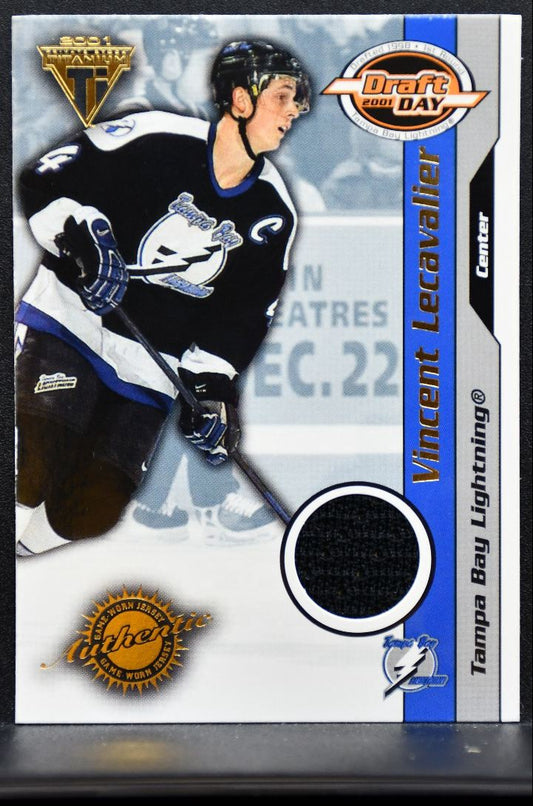 2000-01 Pacific Private Stock Titanium Vincent Lecavalier Lightning Jersey 6866