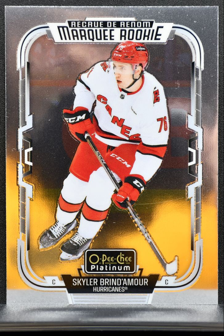 2025-26 O-Pee-Chee Platinum Marquee Rookie Skyler Brind'Amour Hurricanes RC 2119