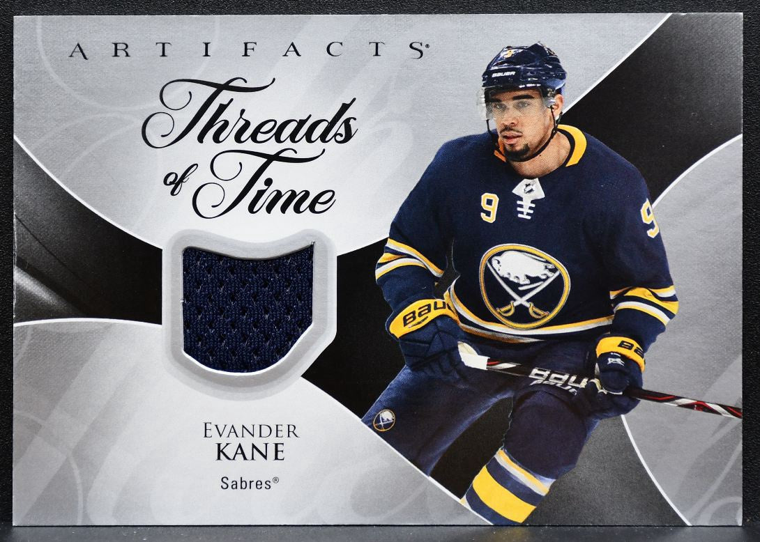 2023-24 Upper Deck Artifacts Threads of Time Evander Kane Sabres Jersey 4560