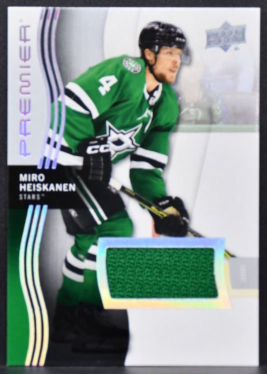 2023-24 Upper Deck Premier Jersey Miro Heiskanen 7 Dallas Stars Jersey 7895