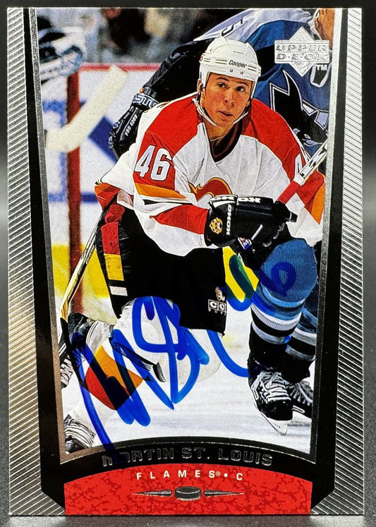 1998-99 UD Martin St. Louis 234 Calgary Flames RC Auto