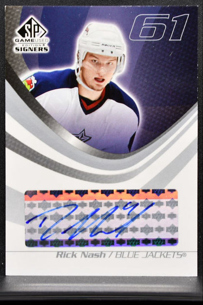2003-04 SP Game Used Signers Rick Nash SPS-RN Auto 4634