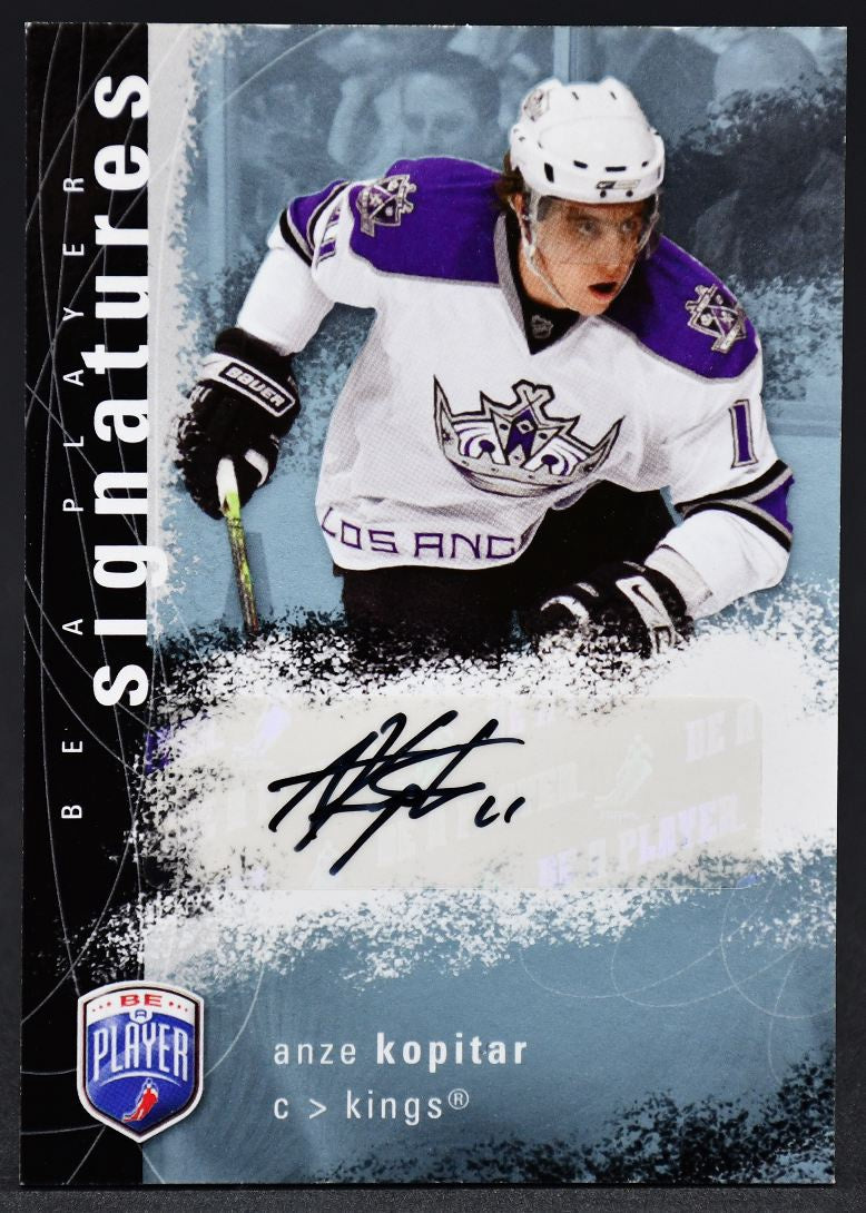 2007-08 UD Be a Player Signatures Anze Kopitar S-AK Auto