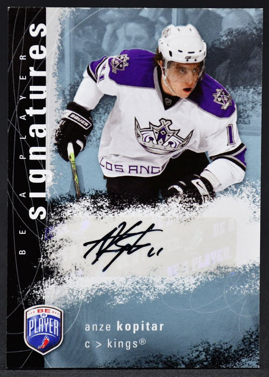 2007-08 UD Be a Player Signatures Anze Kopitar S-AK Auto