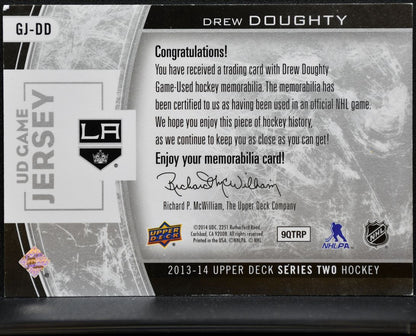 2013-14 UD Series 2 UD Game Jerseys Drew Doughty GJ-DD Jersey 0284