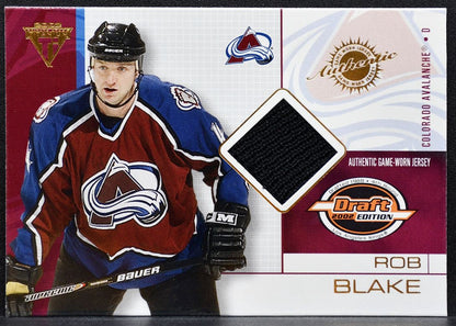 2002-03 Pacific Private Stock Titanium Draft 2002 Edition Blake Jersey 8124