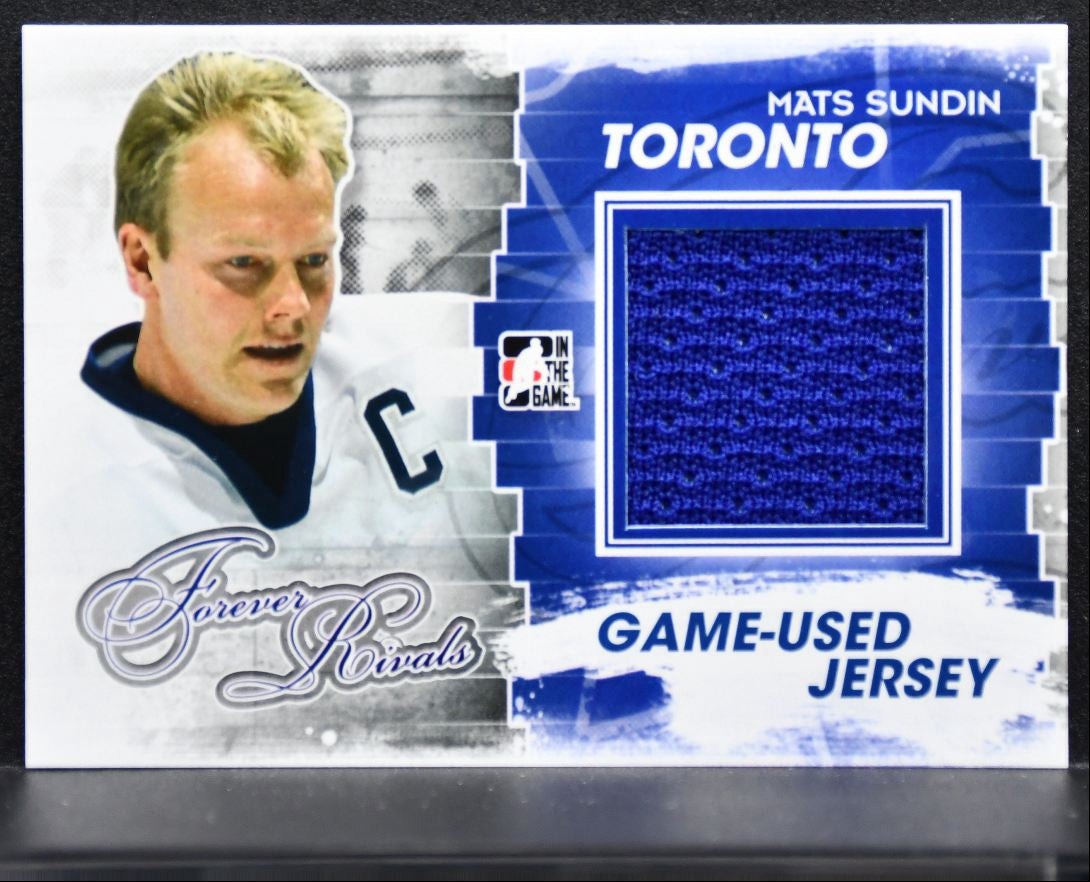 2012-13 In The Game Forever Rivals Used Jerseys Blue Sundin Jersey 1694