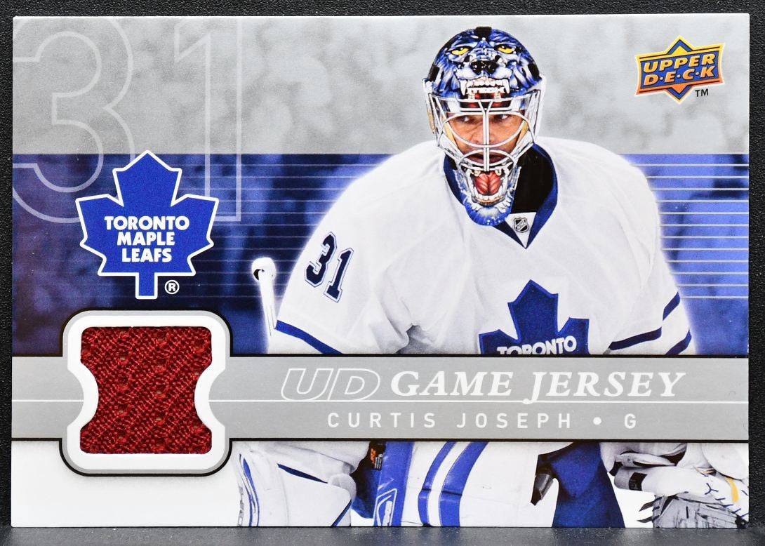 2008-09 UD Series 2 UD Game Jerseys Curtis Joseph GJ2-CJ Maple Leafs Jersey 1458