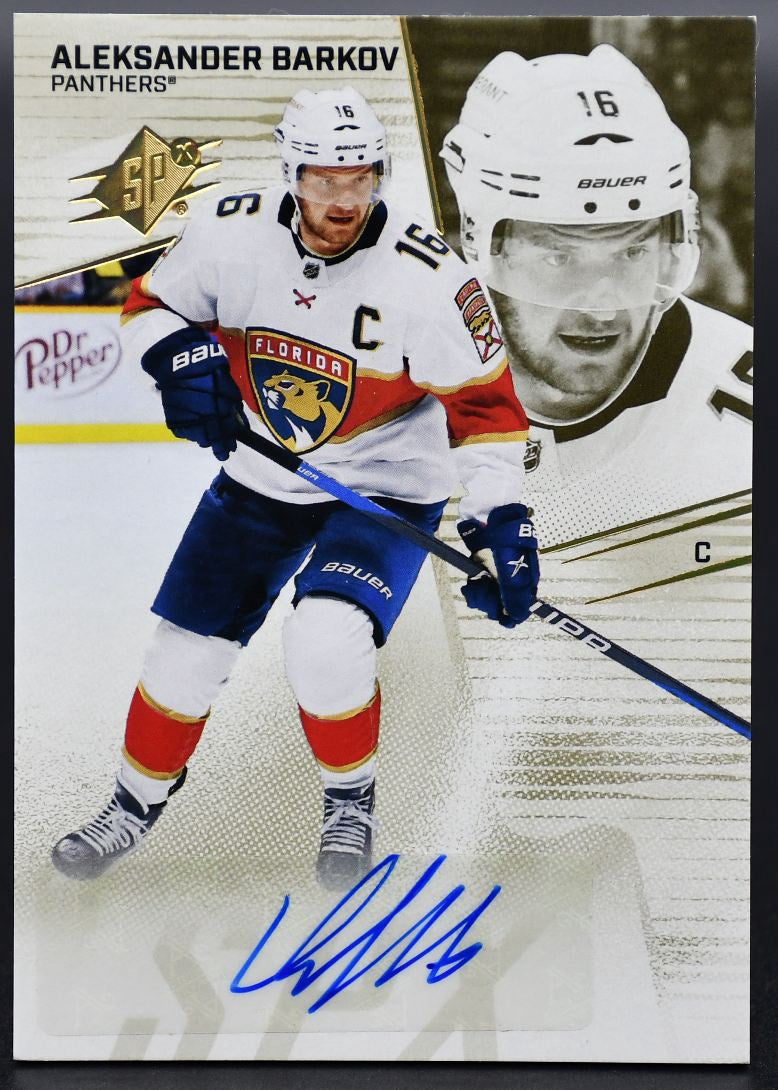 2022-23 SPx Aleksander Barkov 1 Florida Panthers Auto