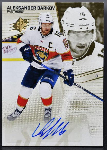 2022-23 SPx Aleksander Barkov 1 Florida Panthers Auto