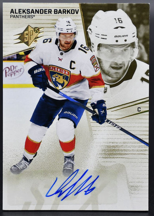 2022-23 SPx Aleksander Barkov 1 Florida Panthers Auto