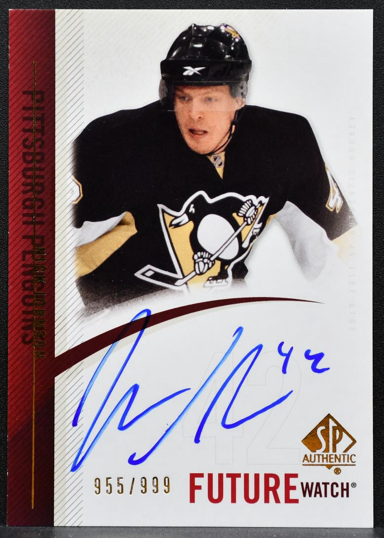2010-11 SP Authentic Future Watch Auto Nick Johnson RC Auto 955/999 7066