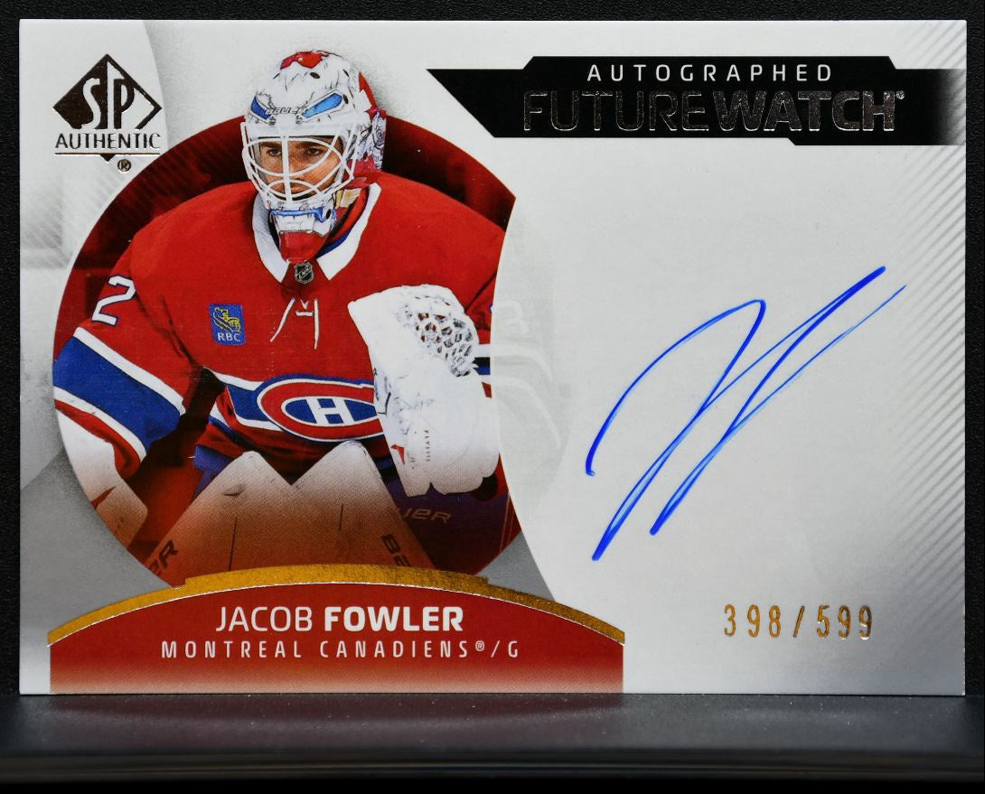 2025-26 SP Authentic Future Watch Auto Horizontal Fowler RC Auto 398/599 1822