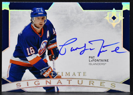 2021-22 UD Ultimate Collection Signatures Pat LaFontaine US-PL  Auto