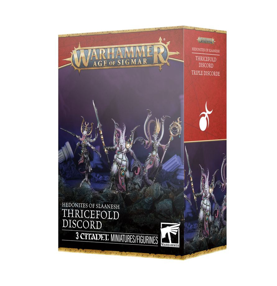 Hedonites of Slaanesh Thricefold Discord (PRE ORDER) (RELEASE JULY 11)