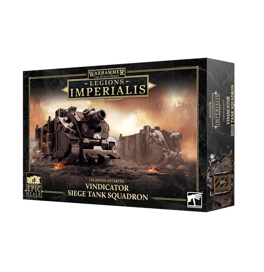 Legions Imperialis Vindicator Siege Tank Squadron (PRE ORDER) (RELEASE SEPTEMBER 06)