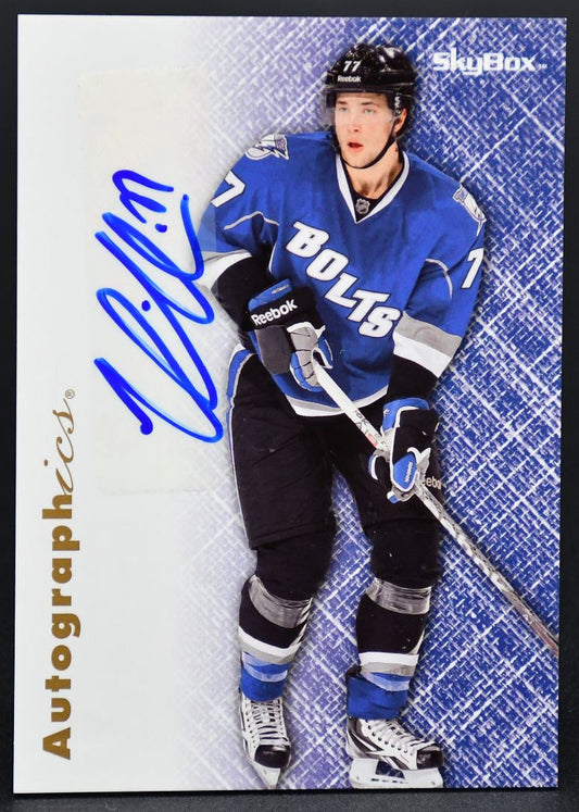 2012-13 Fleer Retro Autographics Victor Hedman 96-VH Auto