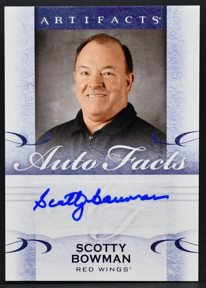 2014-15 UD Artifacts Autofacts Scotty Bowman A-SC Auto