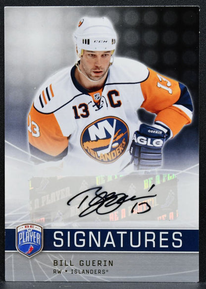 2008-09 Upper Deck Be a Player Signatures Bill Guerin S-GU Islanders Auto 7583