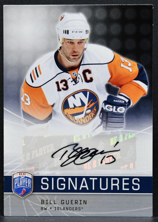 2008-09 Upper Deck Be a Player Signatures Bill Guerin S-GU Islanders Auto 7583