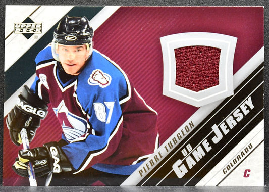 2005-06 Upper Deck Series 2 UD Game Jerseys Pierre Turgeon Avalanche Jersey 2273