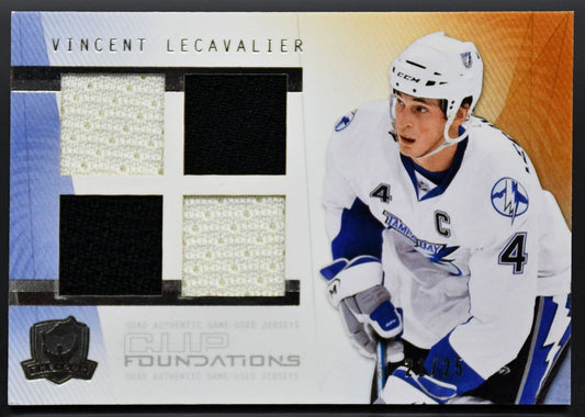 2009-10 UD The Cup Cup Foundations Vincent Lecavalier VL Jersey