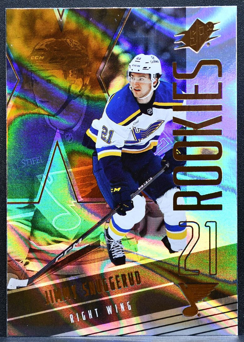 2025-26 SPx Rookies Jimmy Snuggerud 127 St. Louis Blues RC 0016