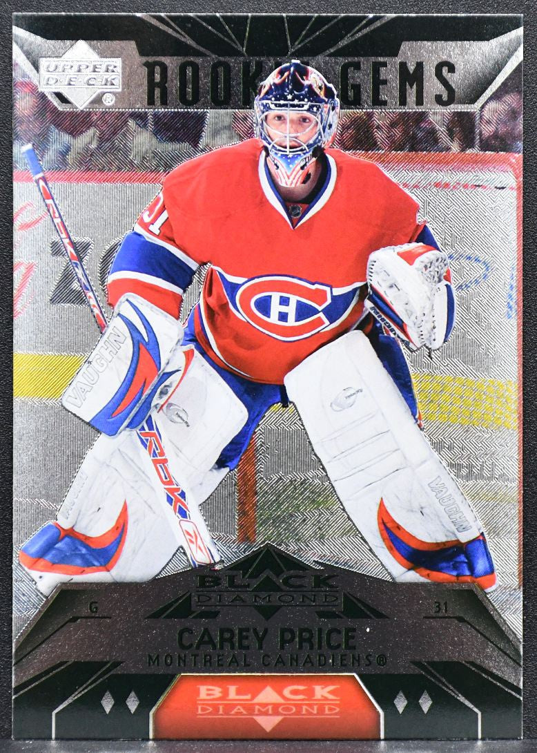 2007-08 Upper Deck Black Diamond Rookie Gems Carey Price 194 RC 3061