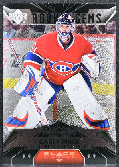 2007-08 Upper Deck Black Diamond Rookie Gems Carey Price 194 RC 3061