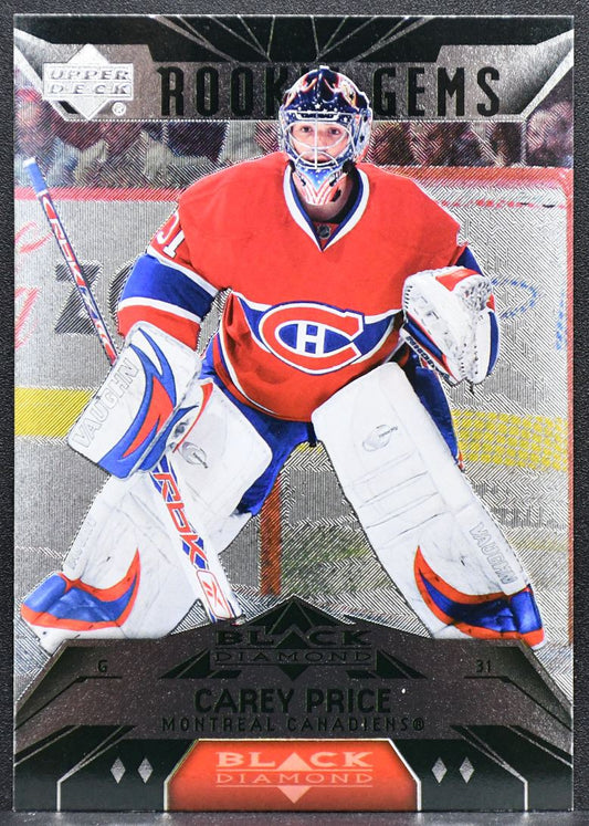 2007-08 Upper Deck Black Diamond Rookie Gems Carey Price 194 RC 3061