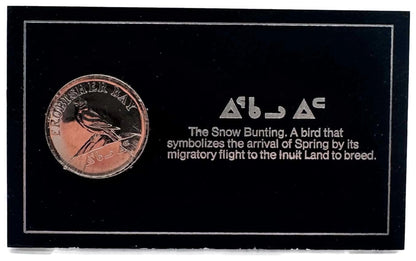 Frobisher Bay Coin The Snow Bunting 1578-1978