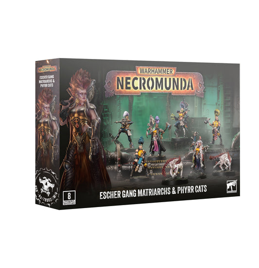 Necromunda Escher Gang Matriarchs & Phyrr Cats (PRE ORDER) (RELEASE SEP 19)