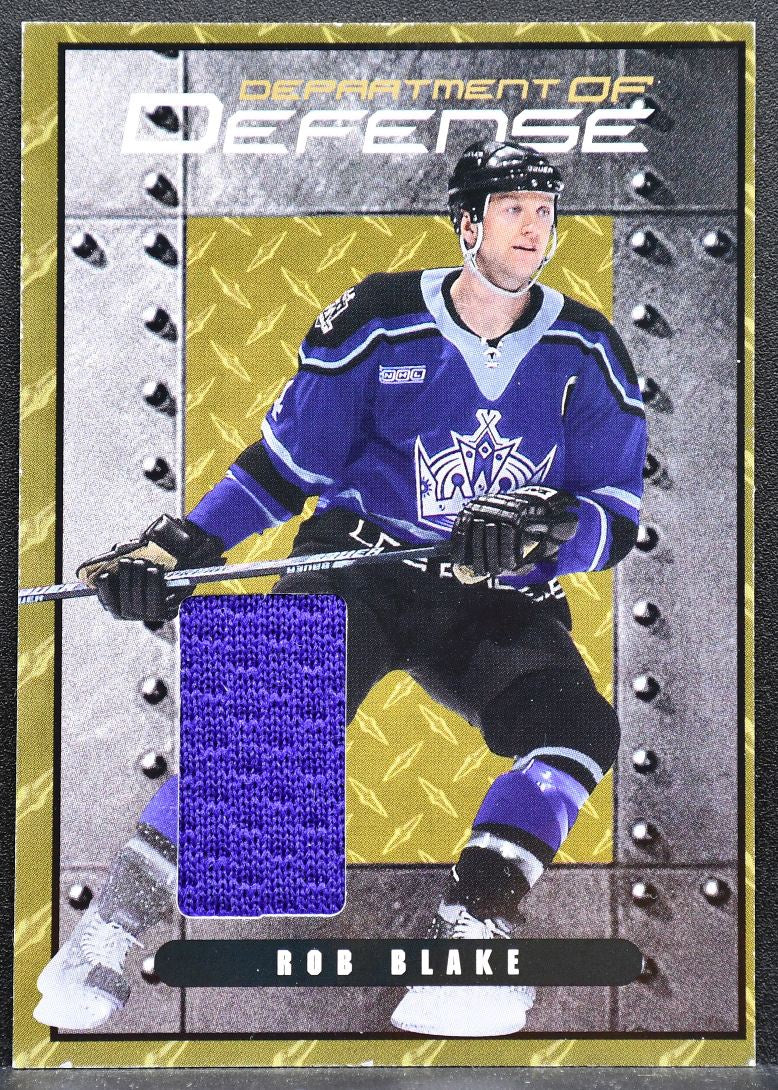 2000-01 Be a Player Signature Series Department of Defense Blake Jersey 6021