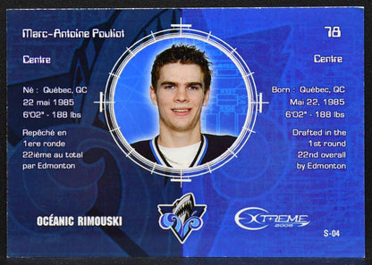 2005-06 Extreme Rimouski Oceanic Pouliot 78 Oceanic Auto 013/400 2223