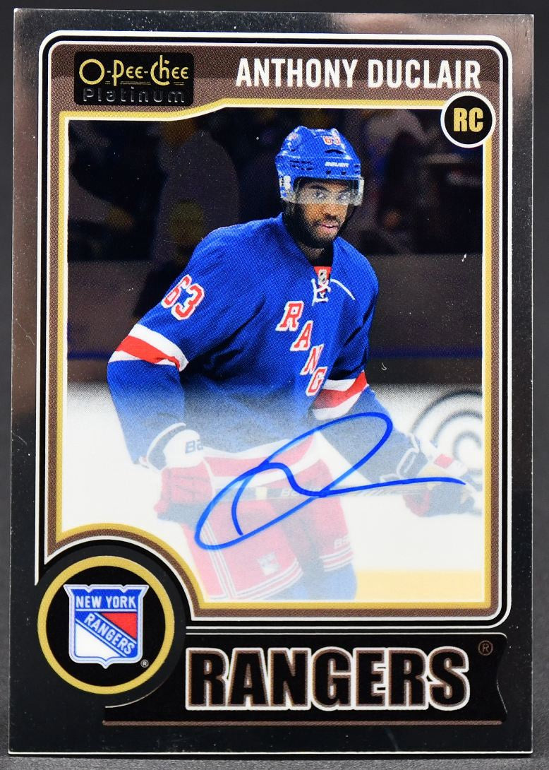 2014-15 OPC Platinum Anthony Duclair RA-18 RC Auto