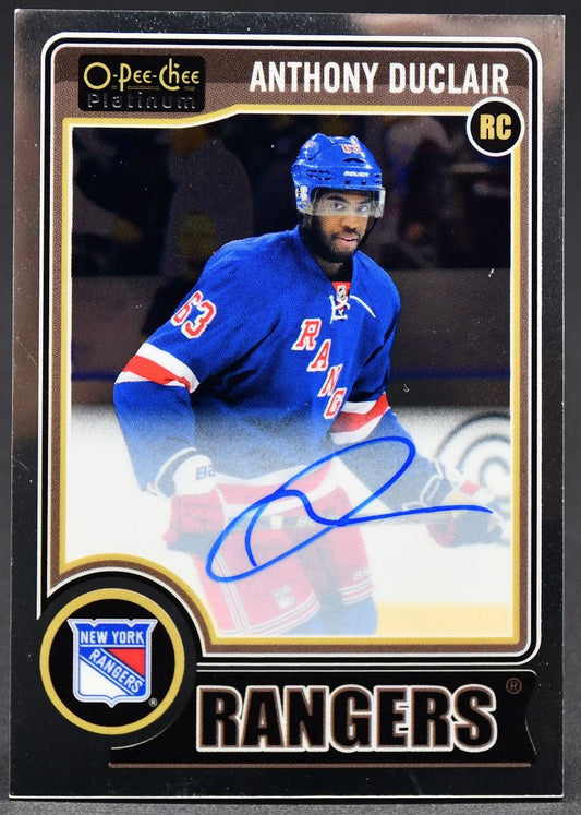 2014-15 OPC Platinum Anthony Duclair RA-18 RC Auto