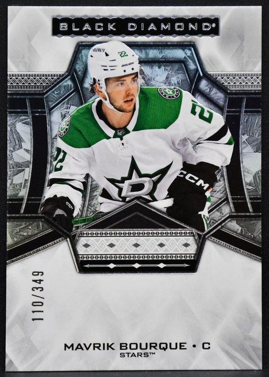 2024-25 Upper Deck Black Diamond Mavrik Bourque BDB-BQ Dallas Stars RC 110/349 1779