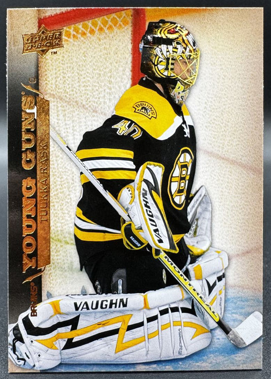 2007-08 UD Young Guns Tuukka Rask 456 Boston Bruins RC