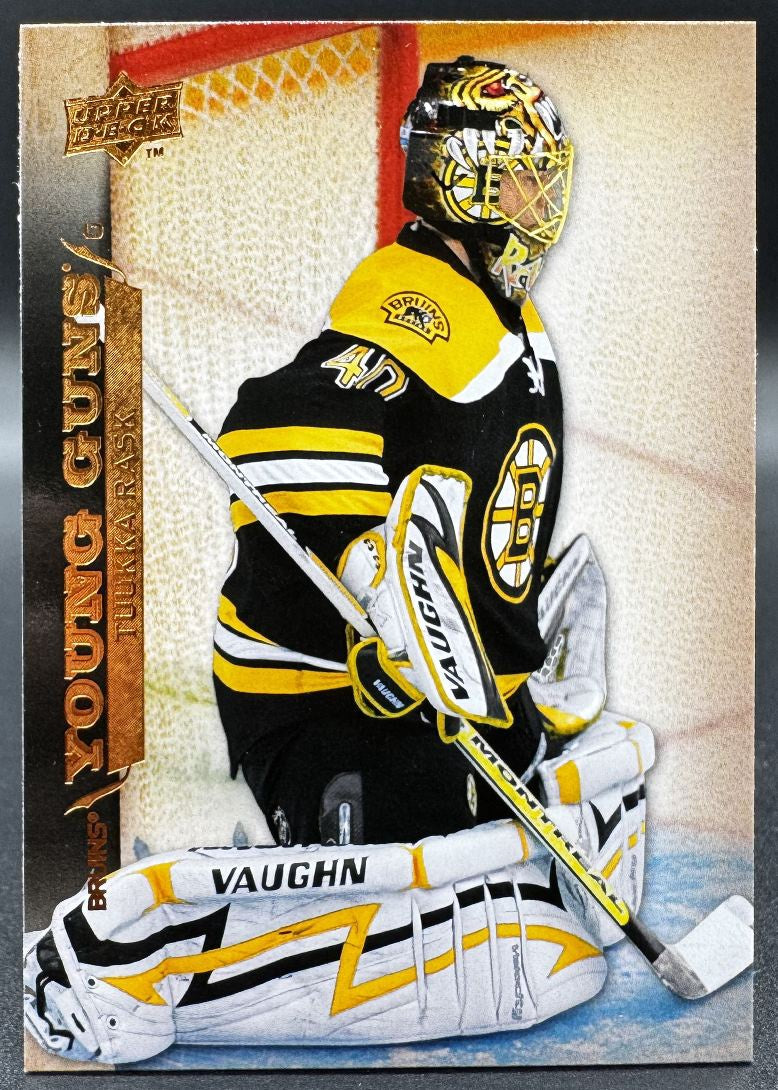 2007-08 UD Young Guns Tuukka Rask 456 Bruins de Boston RC