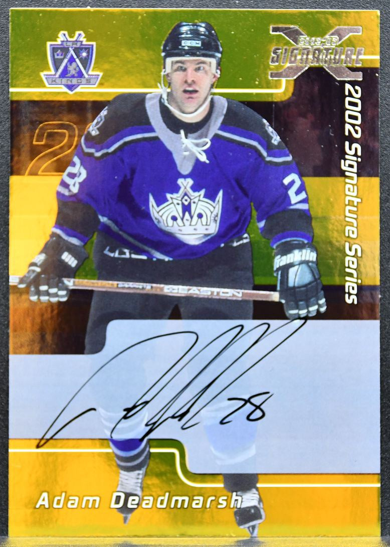 2001-02 Be a Player Signature Series Auto Gold Deadmarsh 025 Kings Auto 1208