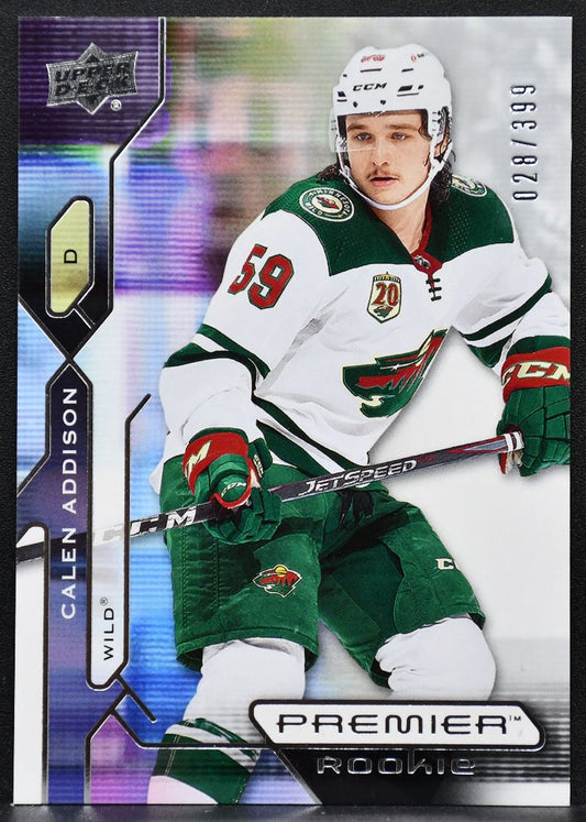 2021-22 Upper Deck Premier Rookie Calen Addison 132 RC 028/399 1647