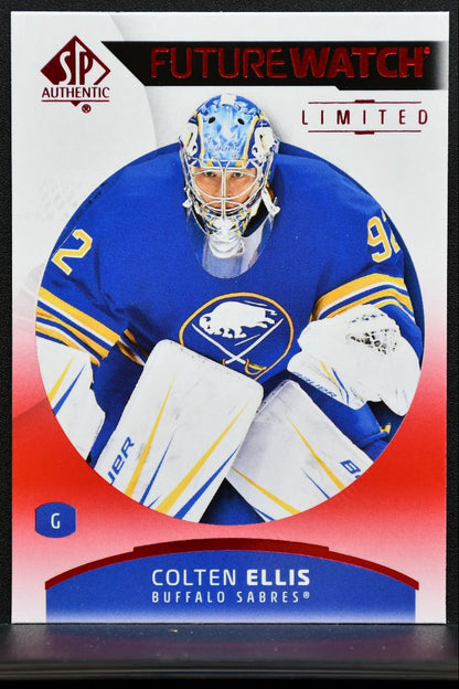 2025-26 SP Authentic Future Watch Limited Red Colten Ellis RC 3376