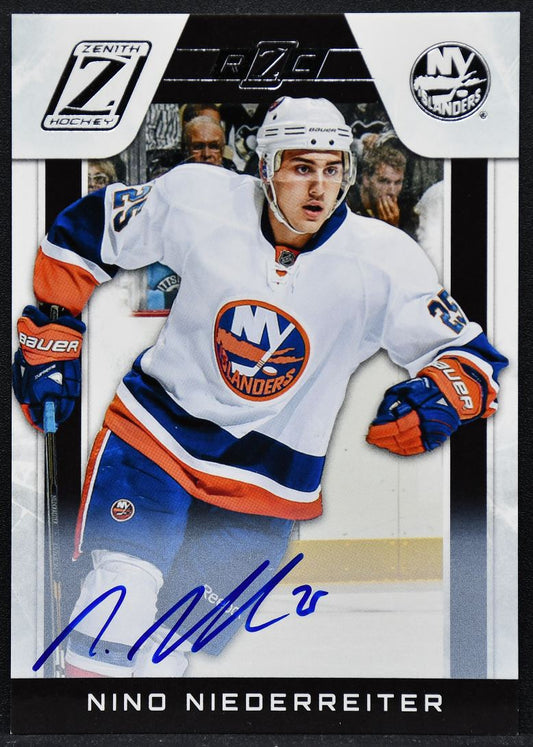 2010-11 Panini Zenith Rookie Nino Niederreiter 208 RC Auto 221/999 2736
