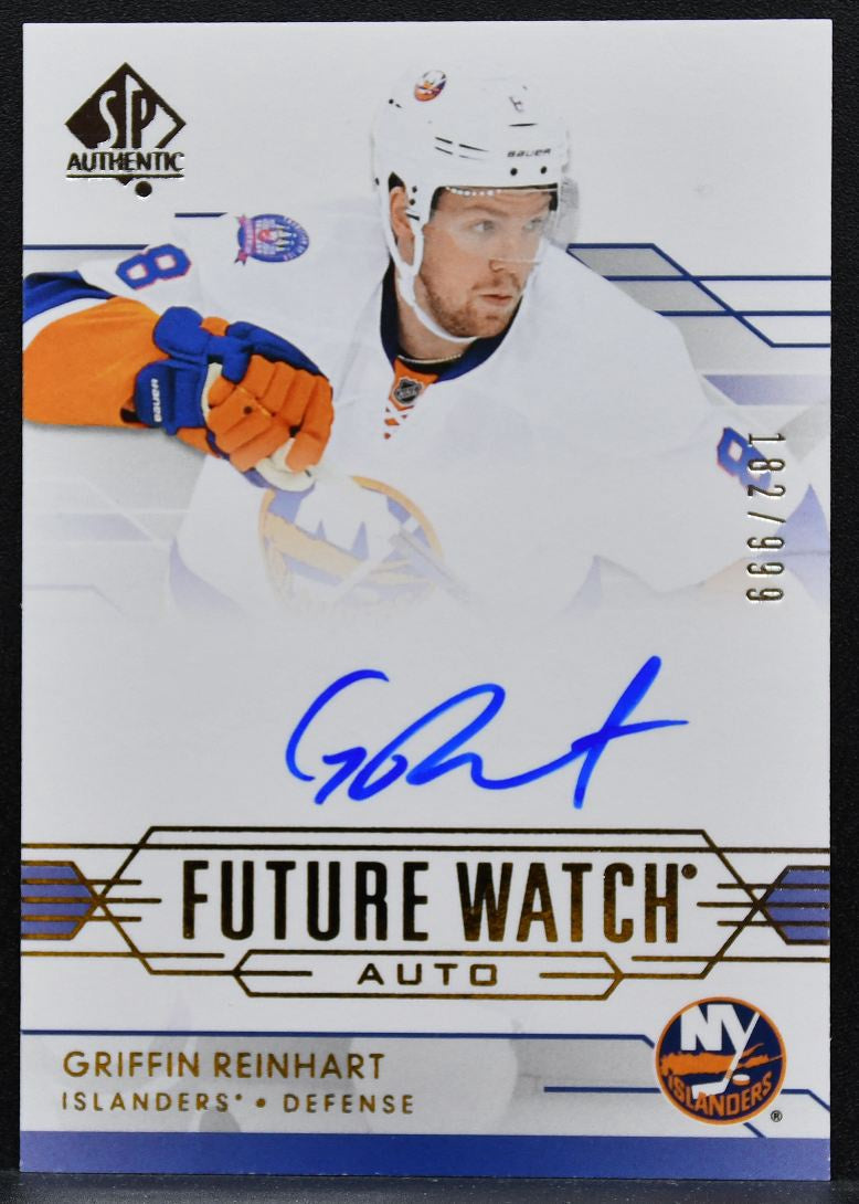 2014-15 SP Authentic Future Watch Auto Griffin Reinhart RC Auto 182/999 0475