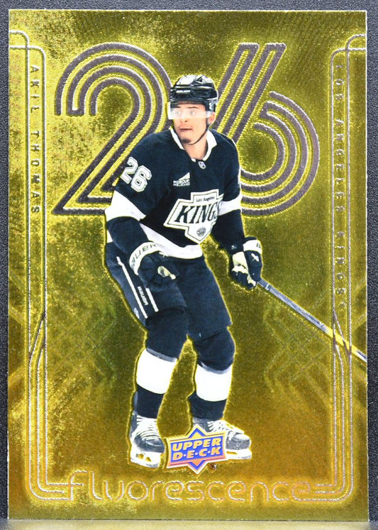 2024-25 UD Series 2 Fluorescence Gold Parallel Akil Thomas Kings 066/150 4513
