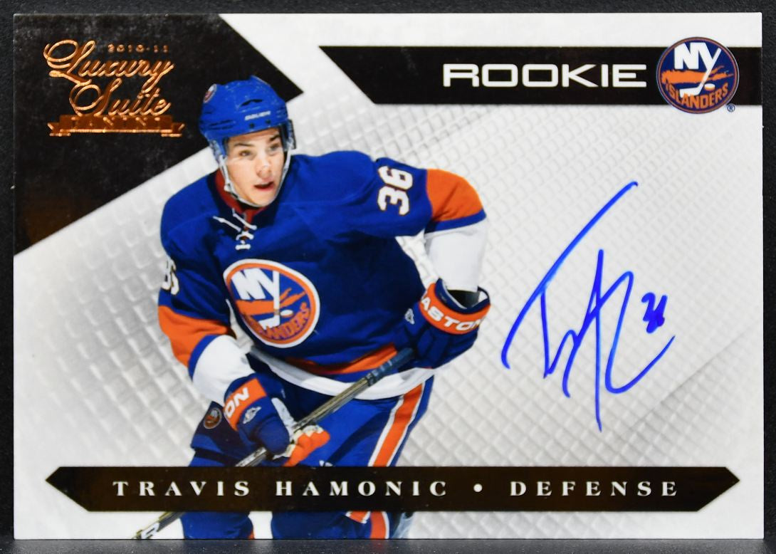2010-11 Panini Luxury Suite Hamonic 163 New York Islanders RC Auto 317/499 1314