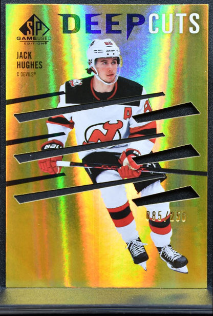 2023-24 SP Game Used Deep Cuts Jack Hughes DC-11 New Jersey Devils 085/250 0960