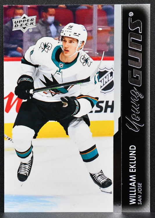 2021-22 Upper Deck Series 2 Young Guns William Eklund 475 RC 7459