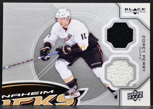 2012-13 Upper Deck Black Diamond Dual Jerseys Corey Perry Ducks Jersey 9839