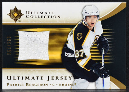 2005-06 UD Ultimate Collection Jerseys Bergeron Boston Bruins /250 Jersey 3705